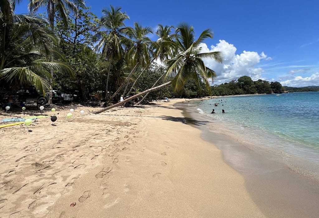 beautiful beach in Costa Rica's Caribbean side