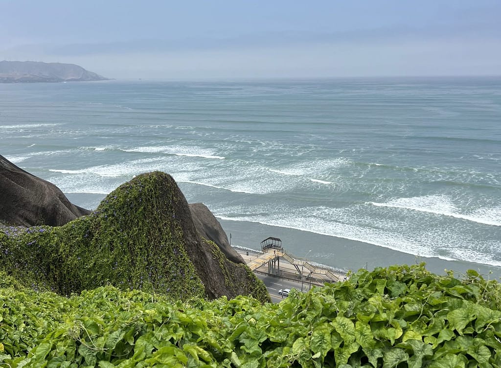 Lima's coastline