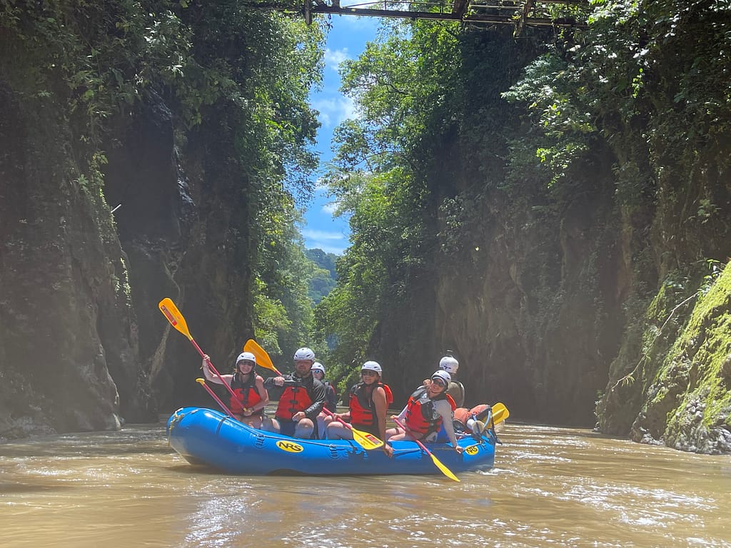 rafting in Costa Rica