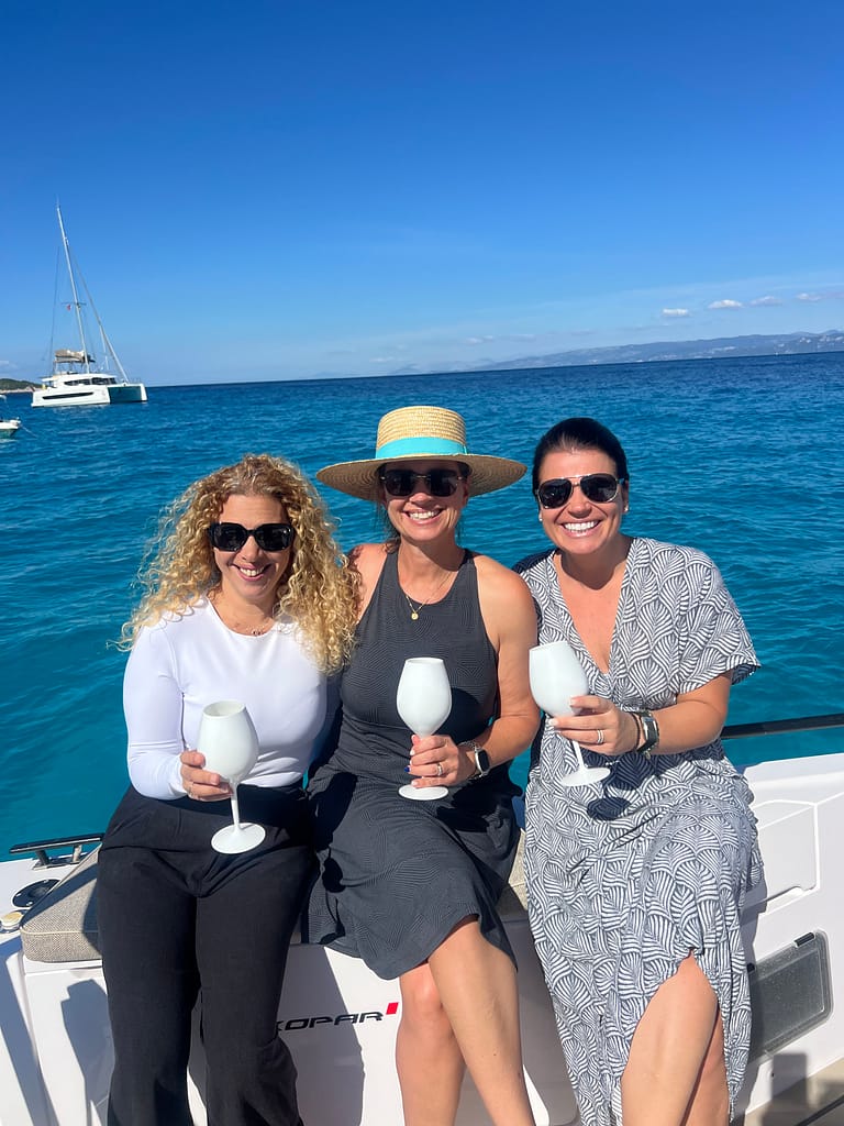 Island-hopping on a yacht in the Ionian Sea, Greece