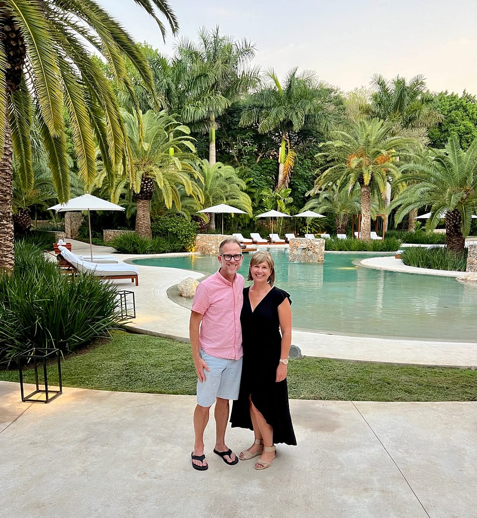 beatiful grounds at chable yucatan